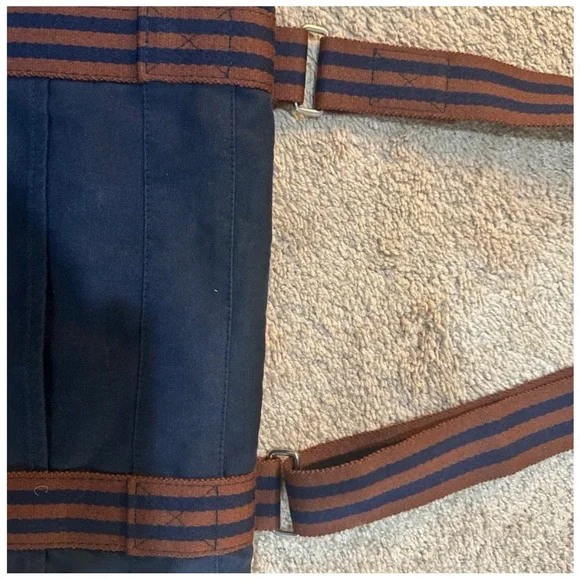 Authentic Hermes Canvas Unisex large messenger bag - Picture 3 of 7